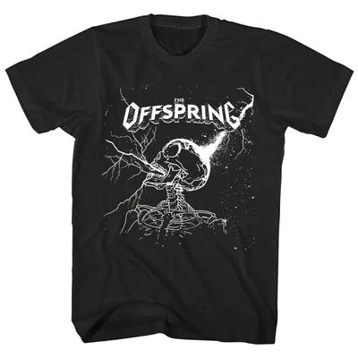 PREPLŇOVANÉ Čierne tričko The Offspring Rocková kapela Tričká Letné Grunge Hip Hop Streetwear Unisex Letné Bavlnené Pánske Tričko Móda