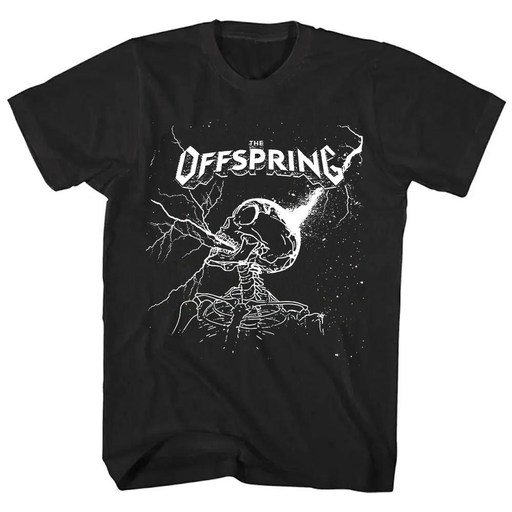 PŘEPLŇOVANÉ Černé Tričko The Offspring Rocková Kapela Trička Léto Grunge Hip Hop Streetwear Unisex Léto Bavlna Pánské Tričko Móda