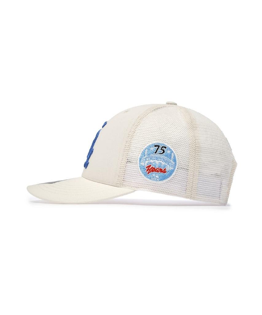 Emelbi Signature Patch Mesh Cap Chw (Cream)