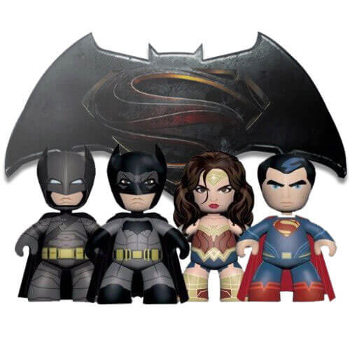 Batman v Superman Dawn of Justice Mez-itz 4-pack