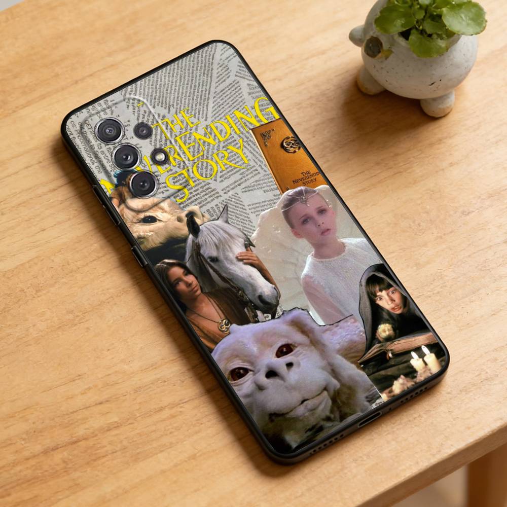 

Чехол для телефона T-The NeverEnding Story для Samsung Galaxy A73, 21, 22, 32, 71, 53, 52, 51, 80, 5G, мягкая черная крышка Samsung a52