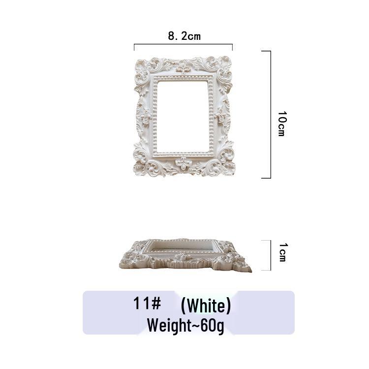 Mini Gold European Style Photo Frame for Still Life & Nail Art Props