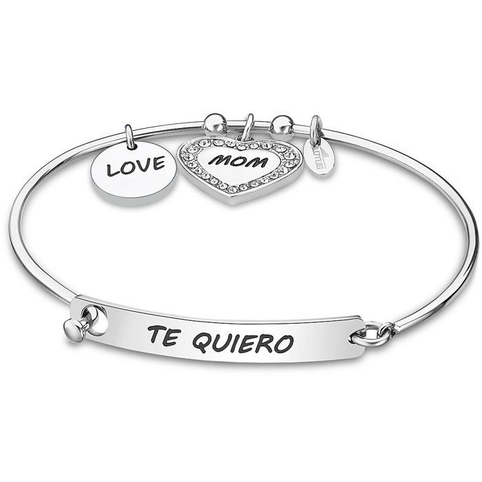 Bracelet - Lotus - LS2017-2-4 - Acier inoxydable - Argenté - Femme