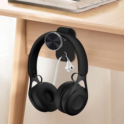 Head-Mounted Headphone Bracket Adhesive Hook Retractable Punch-Free Tracelss Paste Strong Adhesive Fixed