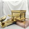 1pc Metal Statue Ark of the Covenant Je Ark Jerusalem Religious Belief Home Decor Ornaments