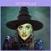 Witch Hat Halloween With Ruffled Lace Edge For Cosplay And Party Decorations