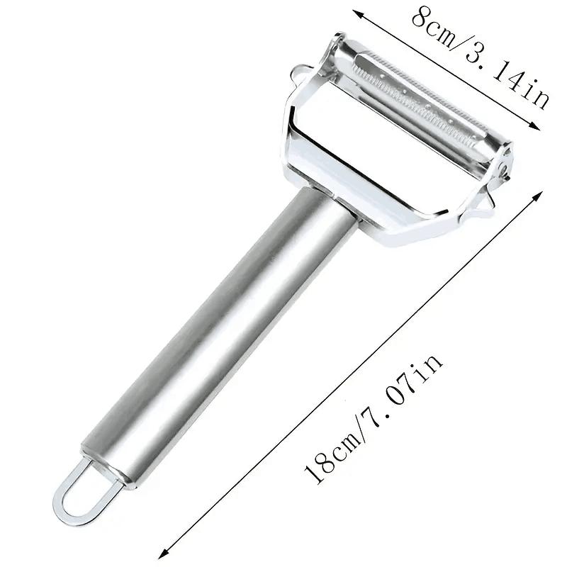 

Многофункциональная кухонная овощечистка, овощечистка для фруктов и овощей из нержавеющей стали, прочная картофелерезка, морковьчистка