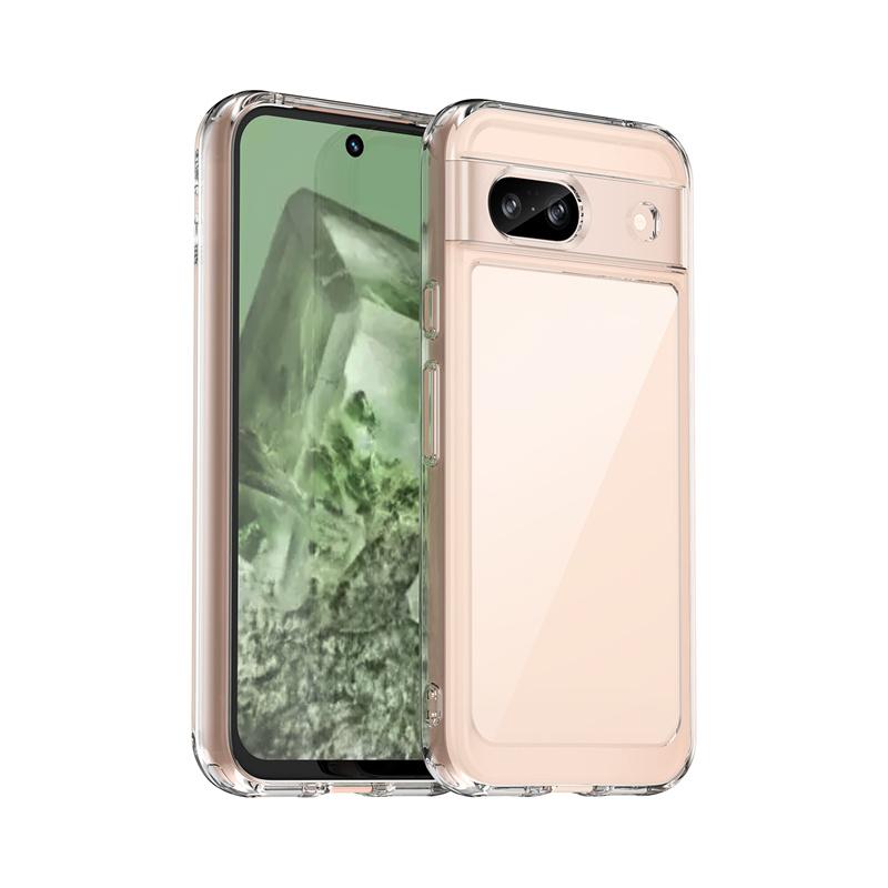 Coque TPU Colorée Transparente pour Google Pixel 9 Pro pour Google Pixel 8A 8 Pro Housse de Protection Claire Antichoc Couverture de Protection Complète