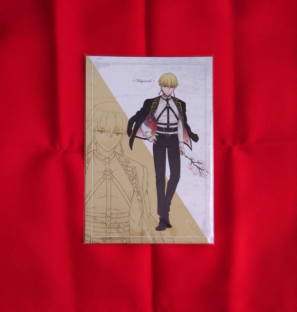 

[USED] Fate/stay Night Gilgamesh Dining Sharing Postcard