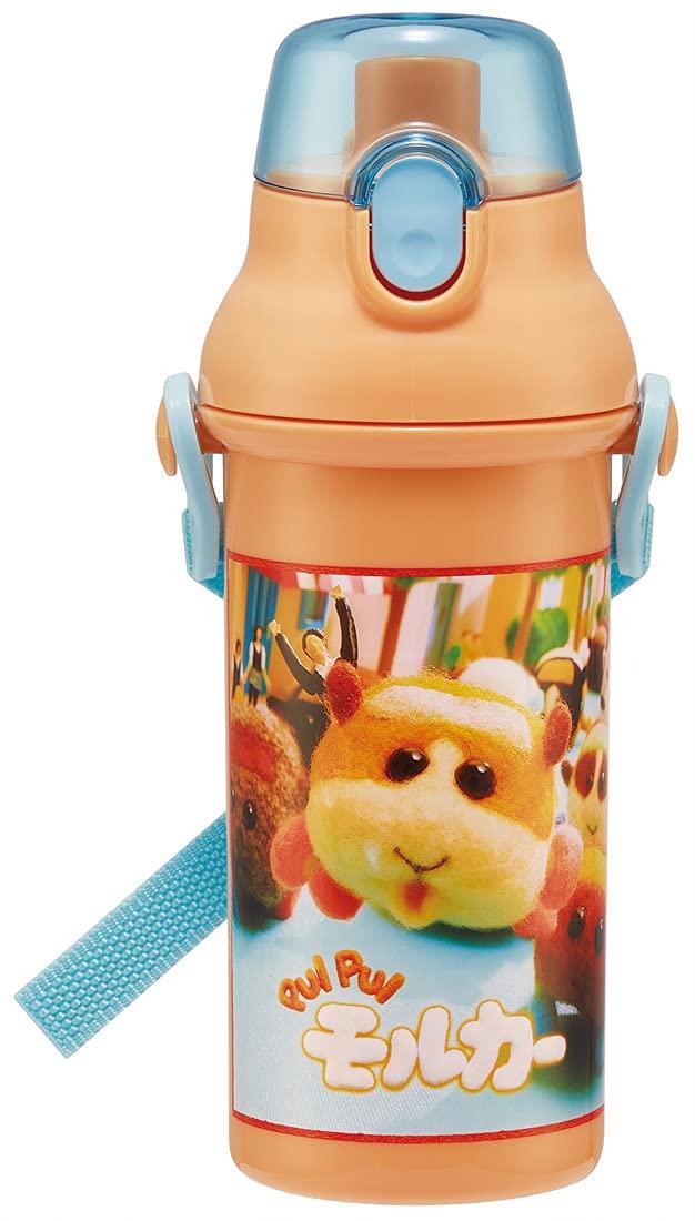 

Skater Children s Plastic Water Bottle, 480ml, Silver Ion Ag+ Antibacterial, PUIPUI Molcar PSB5SANAG-A