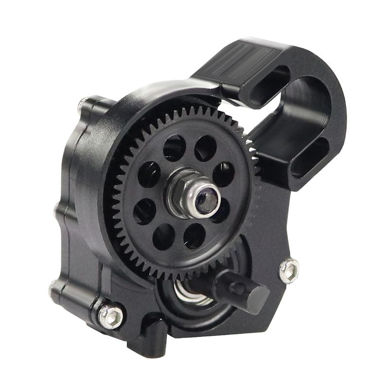 NIUWSRC MR24 Aluminium 21% Overdrive Billet Transmission Gearbox For 1/24 RC Crawler Axial SCX24 Deadbolt C10 Gladiator Bronco