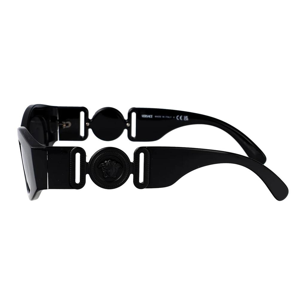 Versace Solid Design Cat Eye Sunglasses Women Sunglasses Black VE4480U