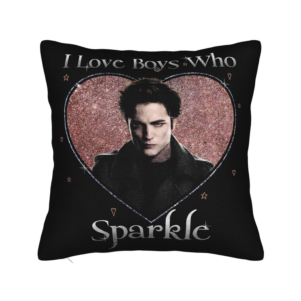 Twilights Vampire Edward Cullen Pillowcase Printing Polyester Cushion Cover Portrait Movie Throw Pillow Case Cover Home Square