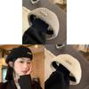 Beret Hat For Women Autumn Winter Wool Feel Breathable Classic Style For Casual Wear