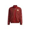 Mondneujahrs-Logo Basketball Retro Sportjacke für Herren, Rot