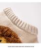 Autumn/Winter Cute Lion Sweater for Small To Medium Dogs - Warm Two-Legged Pet Clothing