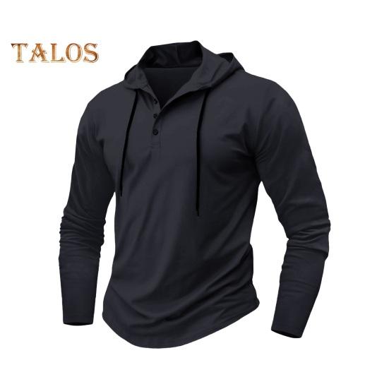 Podzim Jaro Muži Košile S kapucí Stahovací šňůrka Dlouhé rukávy Svetr Tenký Jednobarevný Střední délka Běžné Denní nošení Práce Škola Sportovní Top