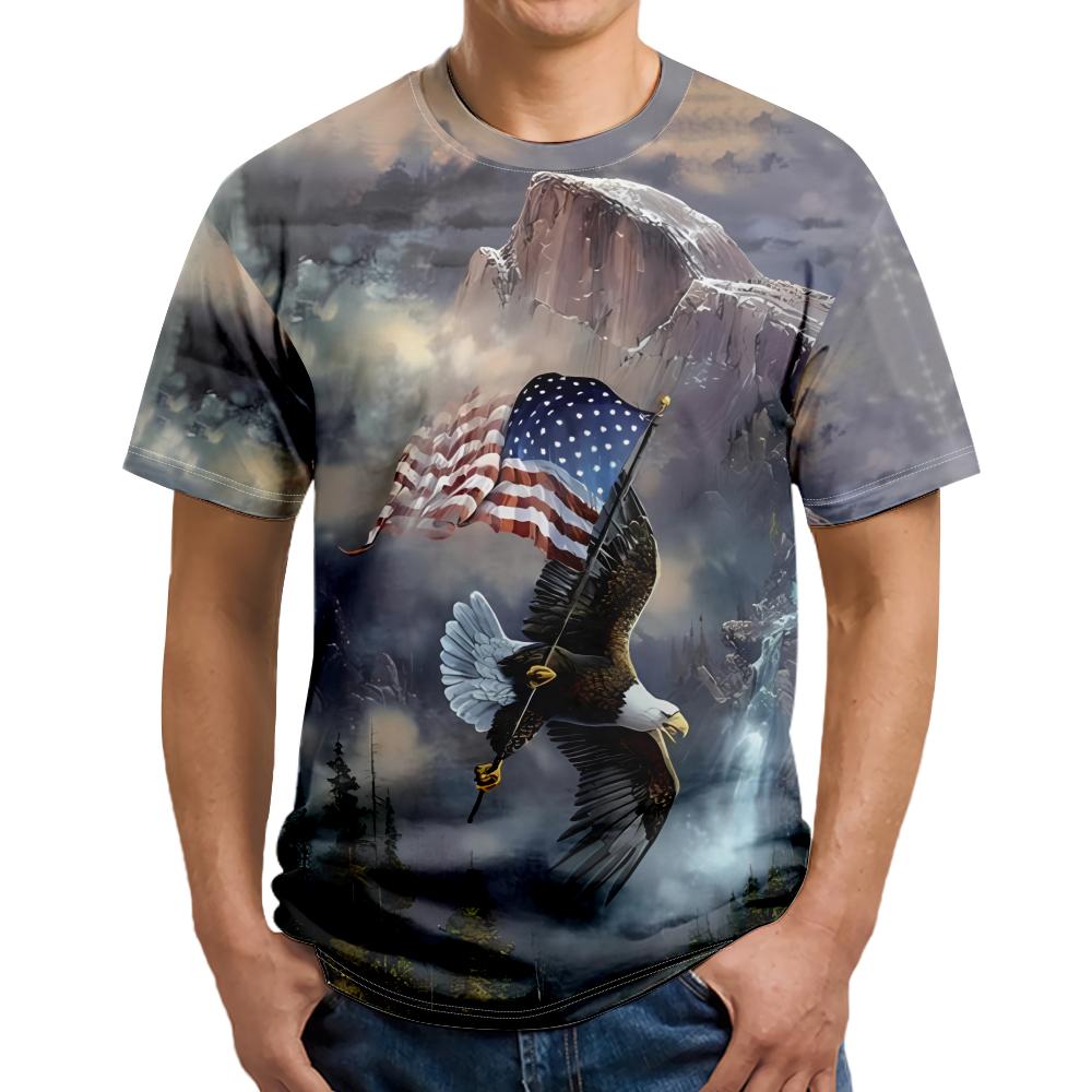 Cool Eagle Men Shirts Regular Men Dad Apparel