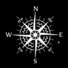 Fashion Compass Reflective PET Removable Sticker Decal Car Decoration