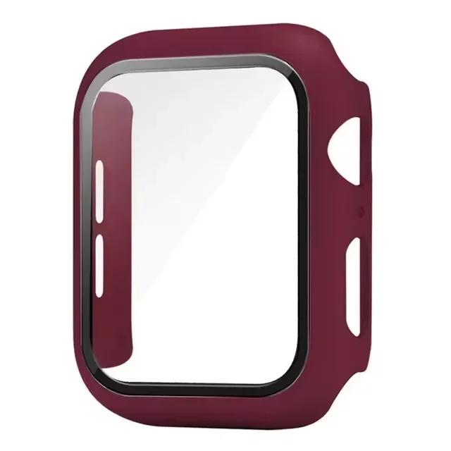 Glass+Cover For Apple Watch 11/10 Case 46mm 42mm Ultra 3 2 49mm 44 45mm 41 40mm Screen Protector Bumper iwatch series 9 8 7 5 SE