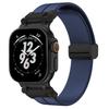 Silicone Loop Strap for Apple Watch Ultra 2 49mm 10 46mm Sports Magnetic Bracelet for iWatch Series 9 8 7 45mm 6 5 SE 44mm Band