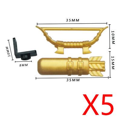 Medieval Solider Figures Castle Knights Weapons Sword Shields Accessories Trident Axes Bows Pickaxes Building Block Toys Gifts