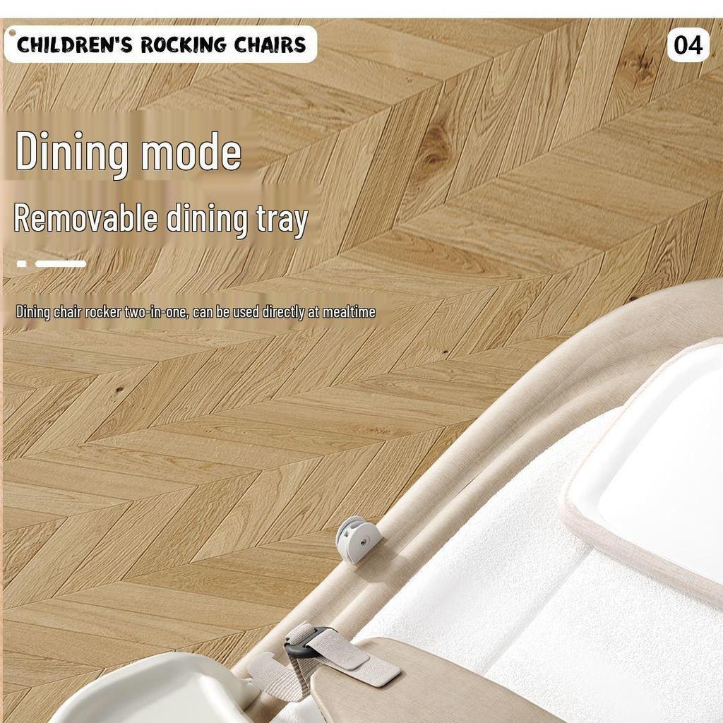 Bobodou Baby Electric Rocking Chair - Newborn Soothing Sleeper & Cradle Rocker