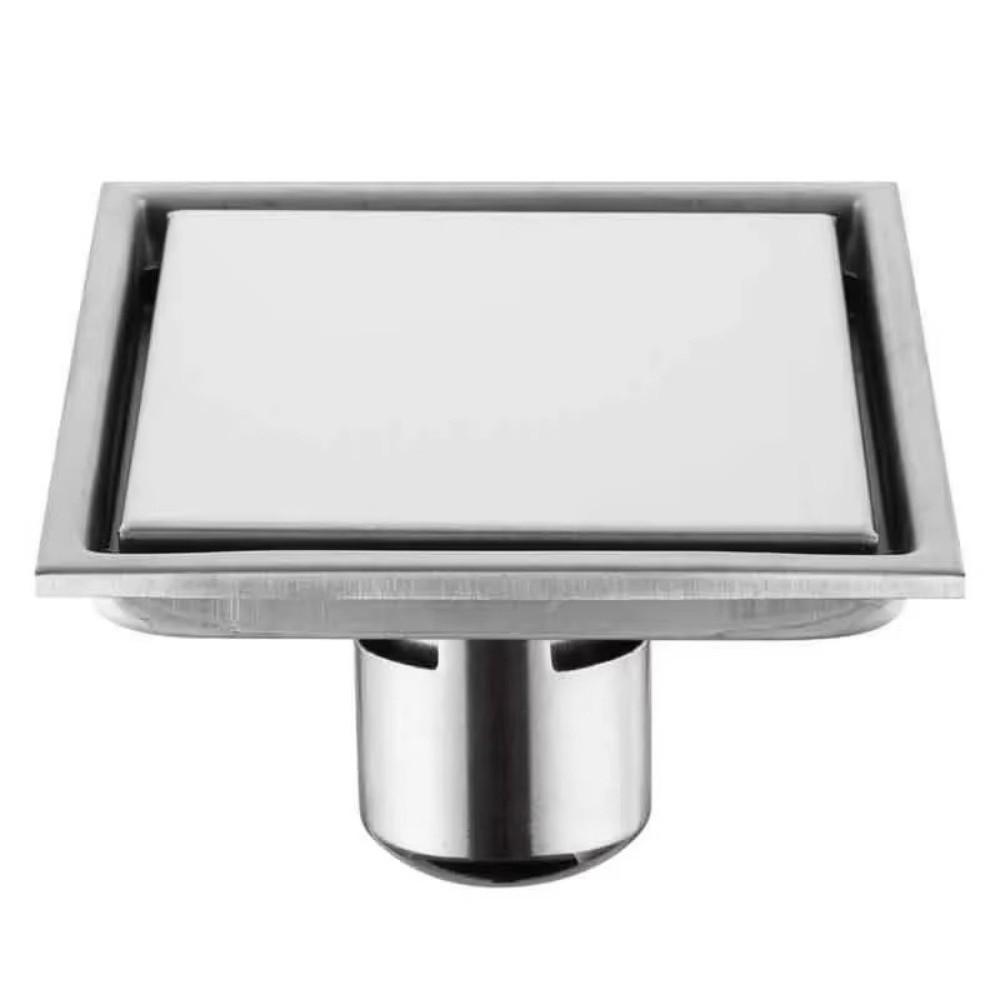 Anti-Odor Floor Drain Cover Recessed Shower Filter Invisible Drainage Covers  Bathroom Drains