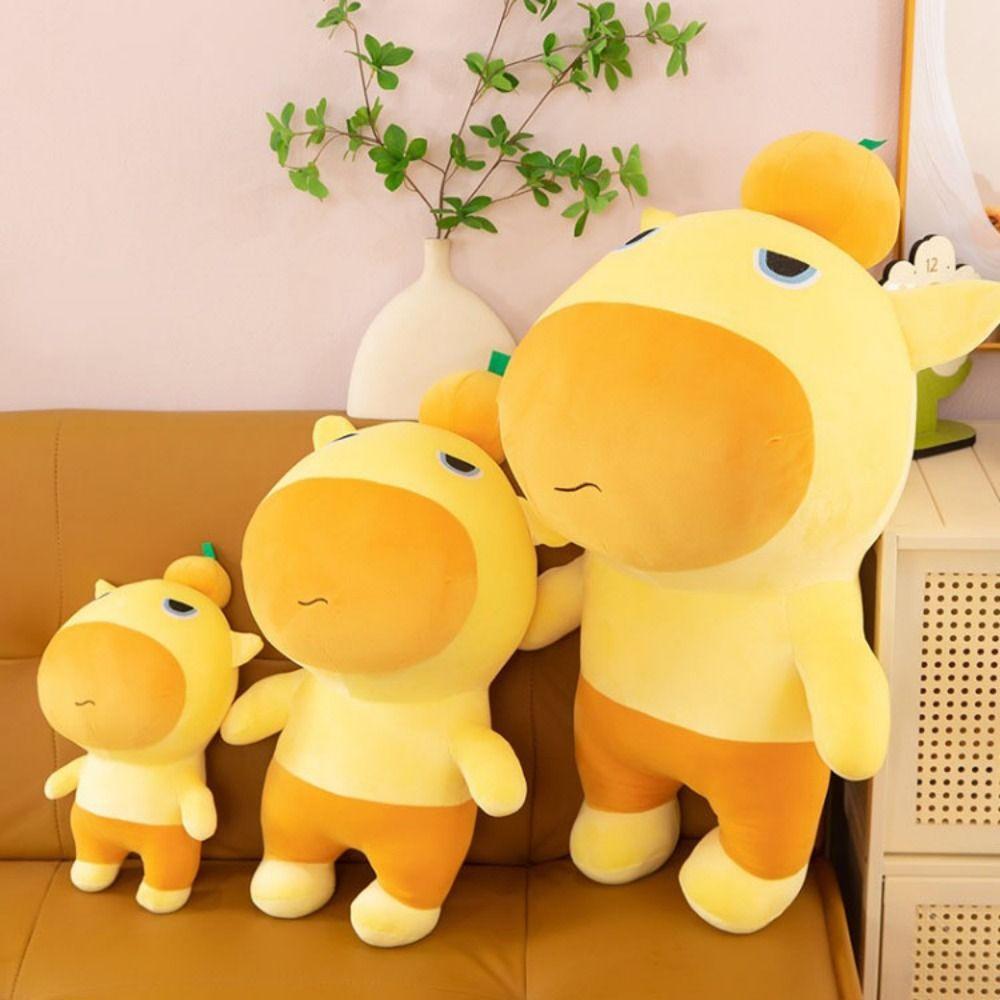 Persimmon Water Dolphin Doll Capybara Stuffed Dolphin Doll Fluffy Dolphin Doll Plush Toy Kids Toy