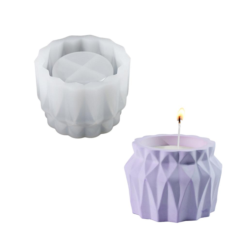 Flexible And Durable Silicone Mold For Crafting Vases Pen Holders Storage Containers And Fragrant Candle Holders