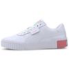 Cali Low Top Kids' Skateboarding Shoes White Pink 372843-09