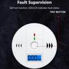 Carbon Monoxide Detector Alarm New Photoelectric Sensor Sound Warning LCD Digital Display Home Indoor CO Poisoning Siren