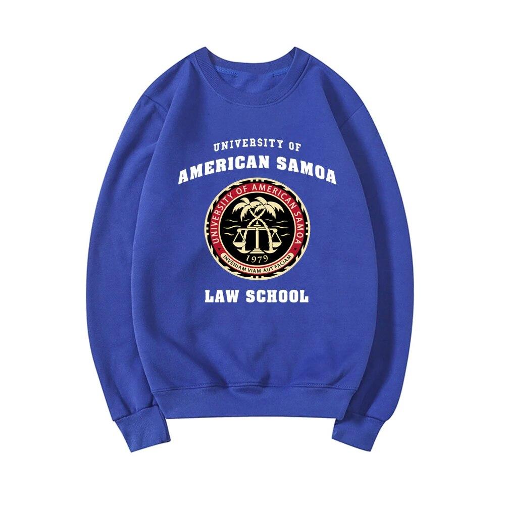 Mikina University of American Samoa Law School Mikina Unisex svetry Grafické Mikiny Dámské Streetwear Mikiny Topy Unisex