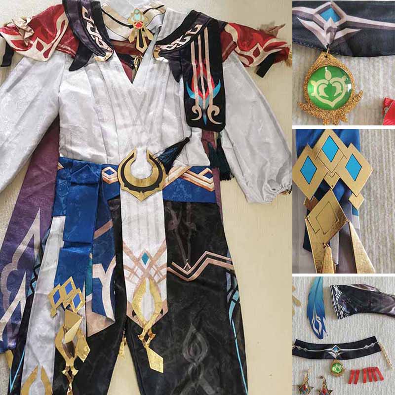 Kaveh Cosplay Costume Big Size Kaveh Uniform Halloween Kaveh Outfits  For Anime Comic Con