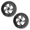 1 Pair Balance Bike Wheels Non Inflatable Birthday Gift Outdoors Training