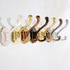 Robe Hooks Metal Towel Hanger Hooks For Clothes Coat Hat Bag Hooks Wall Mount Bathroom Accessories Door Towel Hook Holder 8002