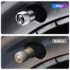 4pcs Aluminum Anti-theft Hexagonal Tire Valve Cap Accessories For Peugeot 206 208 306 307 308 508 106 107 108 2008 3008 5008 207