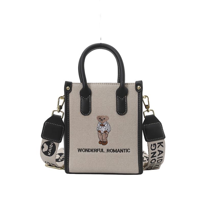 Katie Bear Women's Cute Korean Style Crossbody Handbag - Small & Trendy Single Shoulder Bag