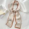 Korean Style Silk Scarf and Hairband Set - Versatile Women's Accessory for Summer