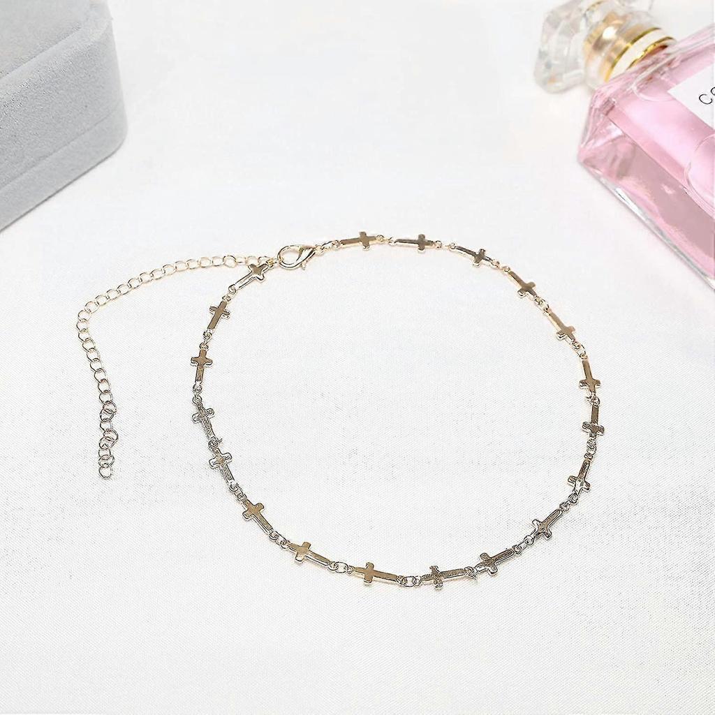 Necklaces With Crosses, Pearls, Adjustable Jewelry For Acsergery Ladies And Girls