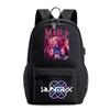 Anime Cartoon Demon Hunters Printed Backpack for Teenager Student Bookbag Schoolbag Women Large Capacity Waterproof Travel Bag Gift