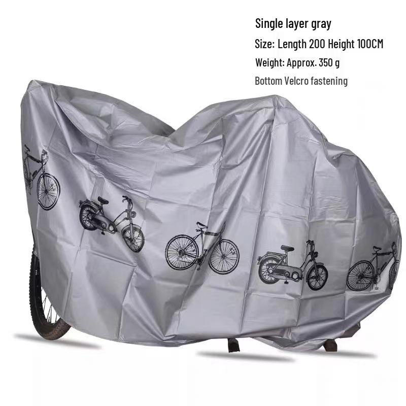 PEVA Material Motorcycle & Bicycle Cover: Rainproof, Sunscreen, Dustproof Protection