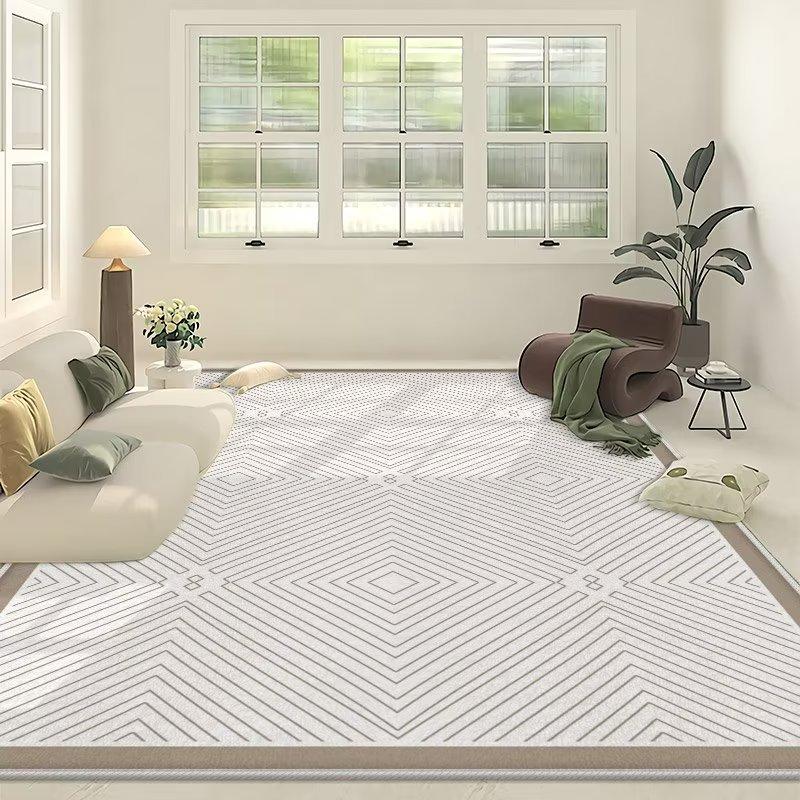 Simple Living Room Carpet Coffee Table Modern Large Area Household Use Anti Slip Room Bedroom Bedside Mat