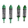 2 Pairs RC Shock Absorber Aluminum Alloy Front Rear Shock Damper Fit for Traxxas Slash 4x4 1 10 Scale RC Crawler Red