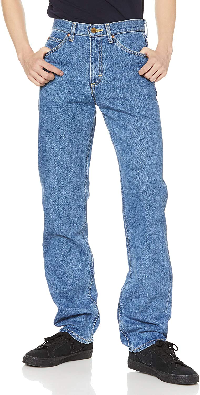 Lee American Standard Regular Straight 40 02010-197 (197 Stonewash, inches) синий