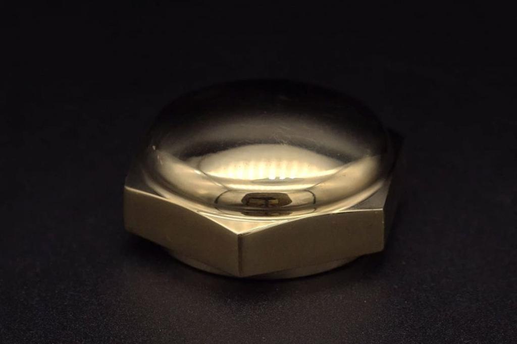 Motone MMU068 Stem Nut Street Twin, Street Scrambler, T100, T120, BOSS Brass,