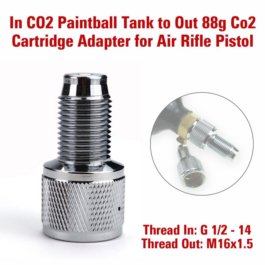 Buy For Air Rifle Pistol Paintball CO2 Tank To Disposable Cartridge