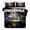 3D Игра Undertale Sans Комплект постельного белья Декор для спальни Высокое качество Пододеяльник Домашний текстиль Покрывало для мальчиков и девочек Детские подарки