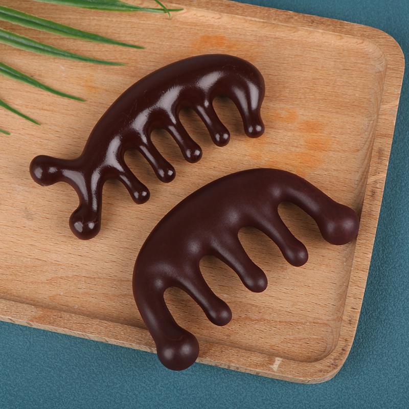 Körper Meridian Massagekamm Fünf Breitzahnkamm Akupunkturtherapie Blutzirkulation Glattes Haar