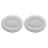 High Quality Sponge Cushion Replacement Ear Pads Headset Cover For Brainwavz HM5 (White)